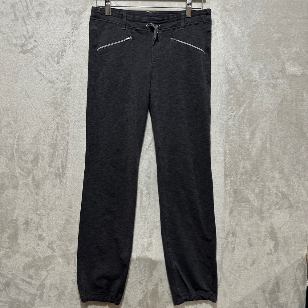 Kuhl Mova Pant Womens 6 Reg Charcoal Gray Heather Straight Leg Hiking Yoga 16S